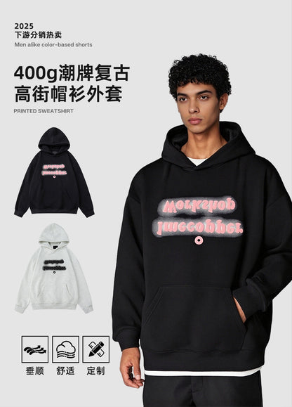 A hooded sweater