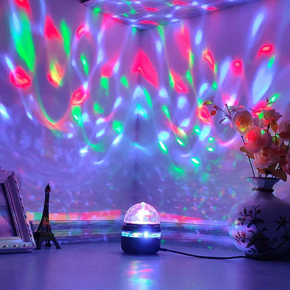 A Water Ripple Starry Sky USB Projection Light Ambient Light