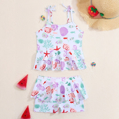 A children's swimsuit girl split - Mixbatch