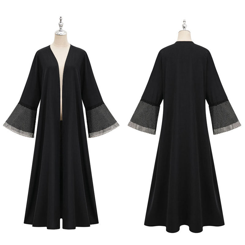 New Middle Eastern Muslim Dubai Clothing Fashion Elegant Cardigan Dress Robe - Mixbatch
