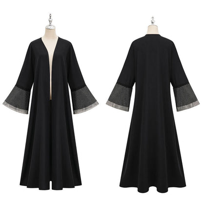 New Middle Eastern Muslim Dubai Clothing Fashion Elegant Cardigan Dress Robe - Mixbatch