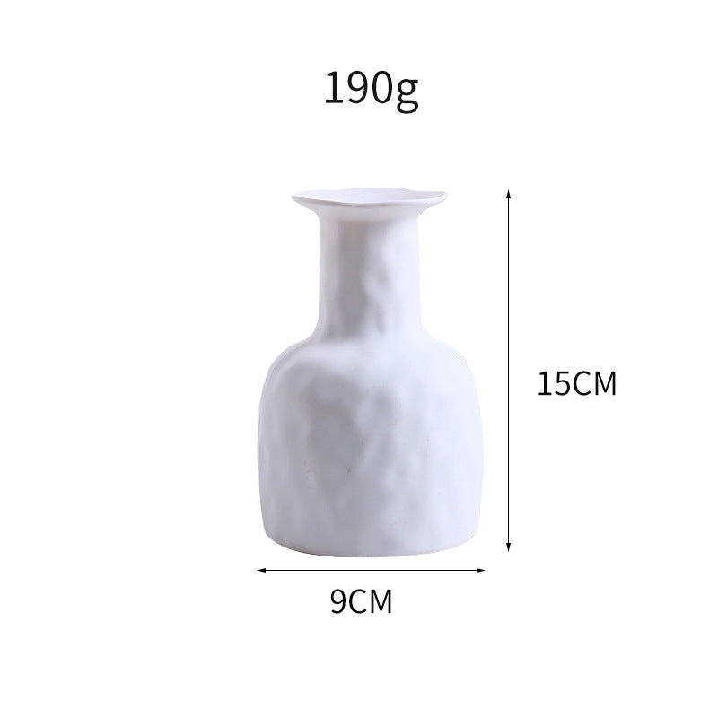 A ins wind simple plastic vase fake flower vase living room bedroom ornament dried flower vase home decoration wholesale