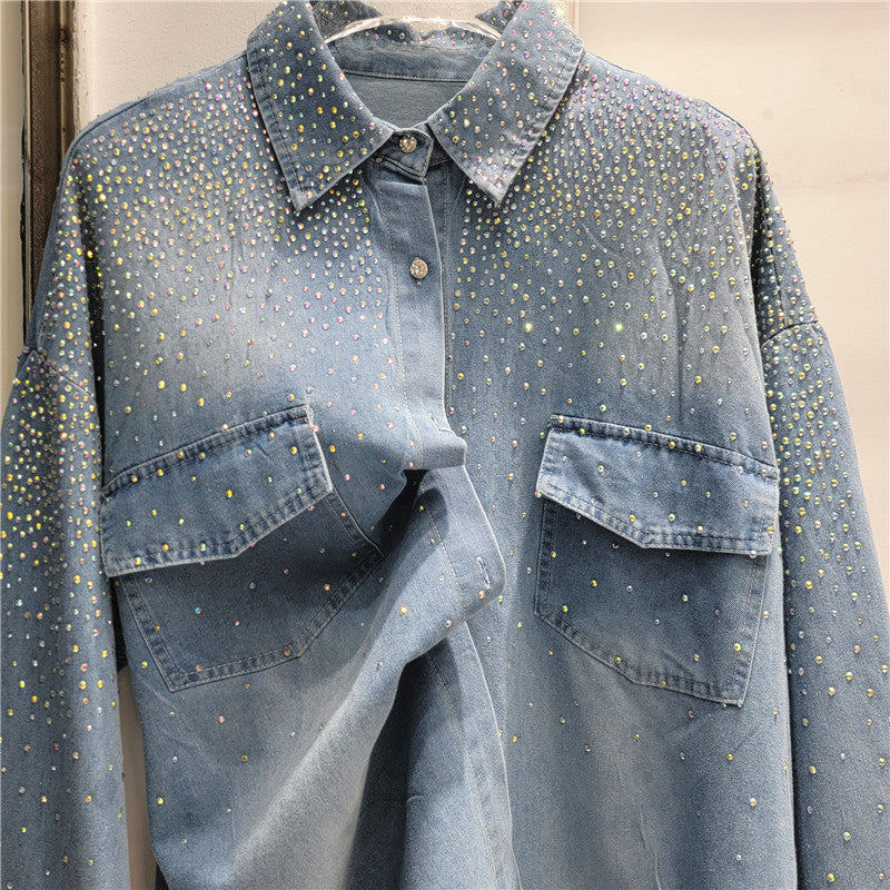 A denim shirt