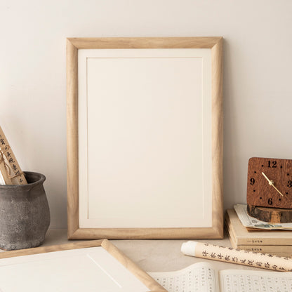 A blank cardboard matching mounted Chinese painting calligraphy photo frame square 3\