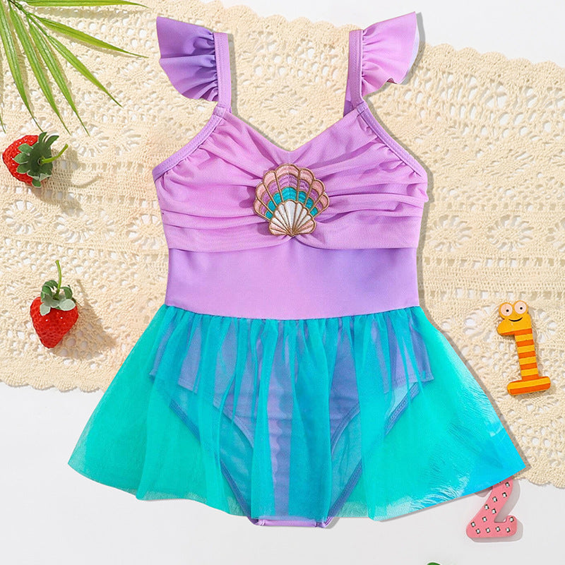 A new children's one-piece swimsuit - Mixbatch