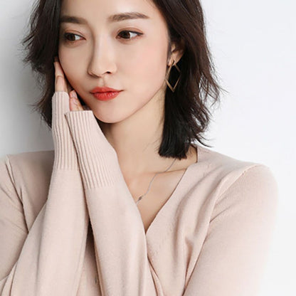 A knitted cardigan jacket