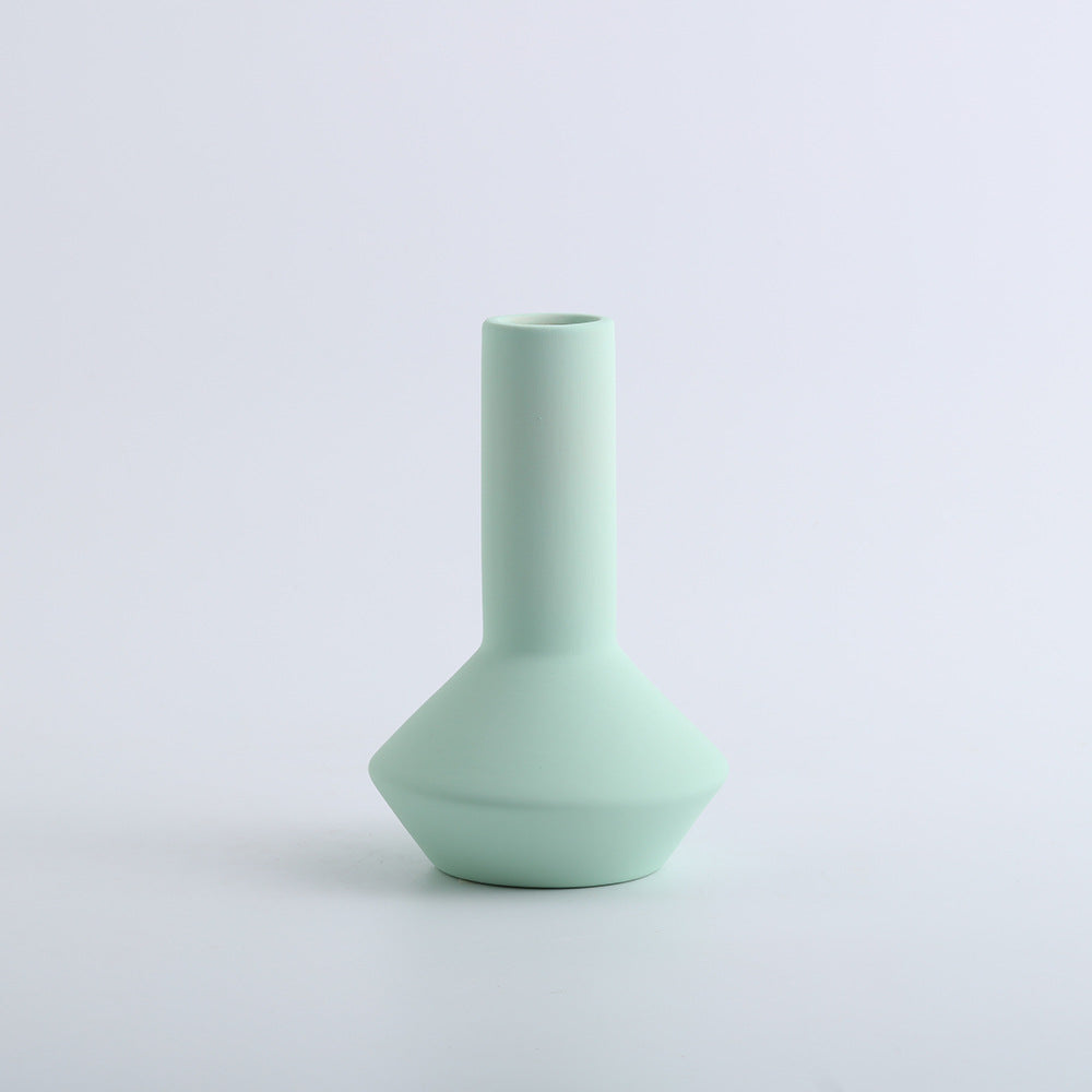 A ceramic vase decorative ornament