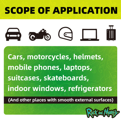 A cartoon car sticker