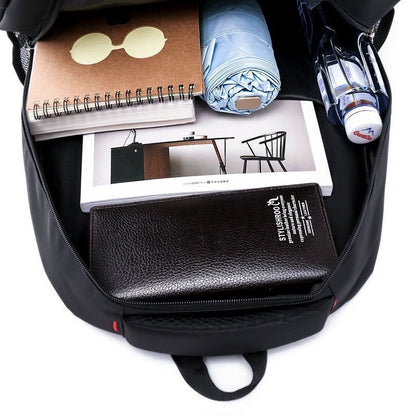 A  School High School Student School Bag Reinforced Durable Outdoor Travel Computer Backpack