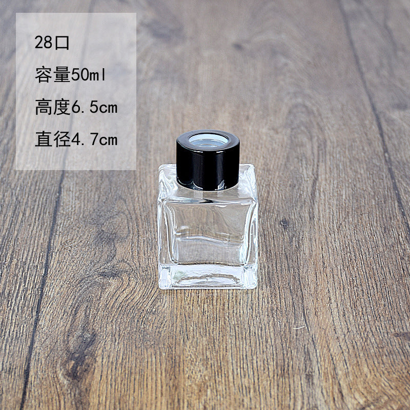 A Aromatherapy bottle square round 100ml rattan fireless aromatherapy volatile bottle perfume glass bottle