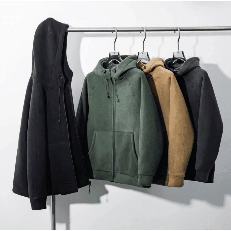 A men's fleece jacket