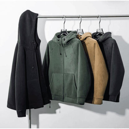 A men's fleece jacket