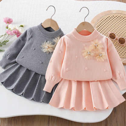 A girls sweater set