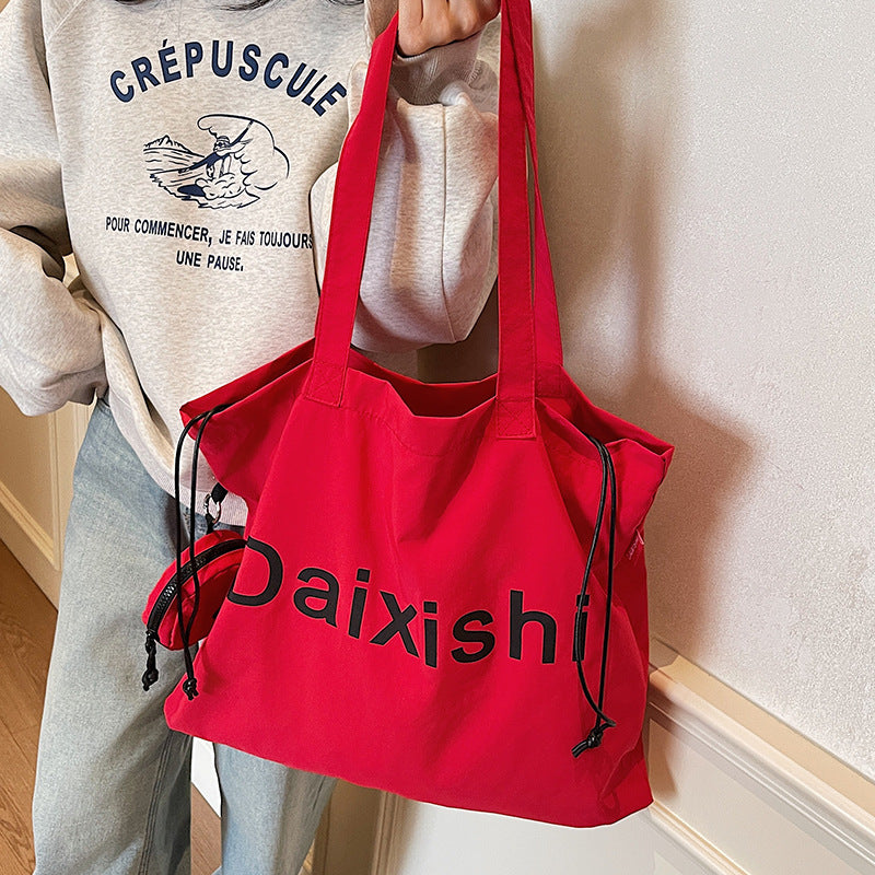 A New product wholesale casual lightweight large-capacity tote cloth bag - Mixbatch