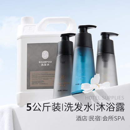 350Ml Hotel Hotel Large Bottle Shampoo Body Wash Conditioner Centella Fragrance Wash Kit
