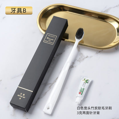 Hotel Supplies Disposable Toothbrush Toothpaste Razor Set