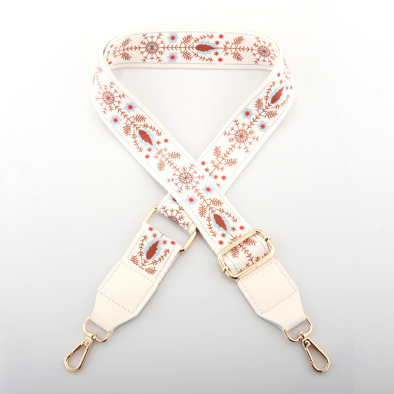 A new bag shoulder strap, lengthened adjustable oblique span, widened canvas bag strap, men's and women's bag transformation replacement strap shoulder strap
