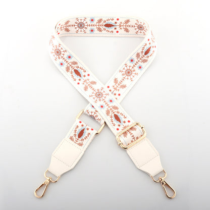 A new bag shoulder strap, lengthened adjustable oblique span, widened canvas bag strap, men's and women's bag transformation replacement strap shoulder strap