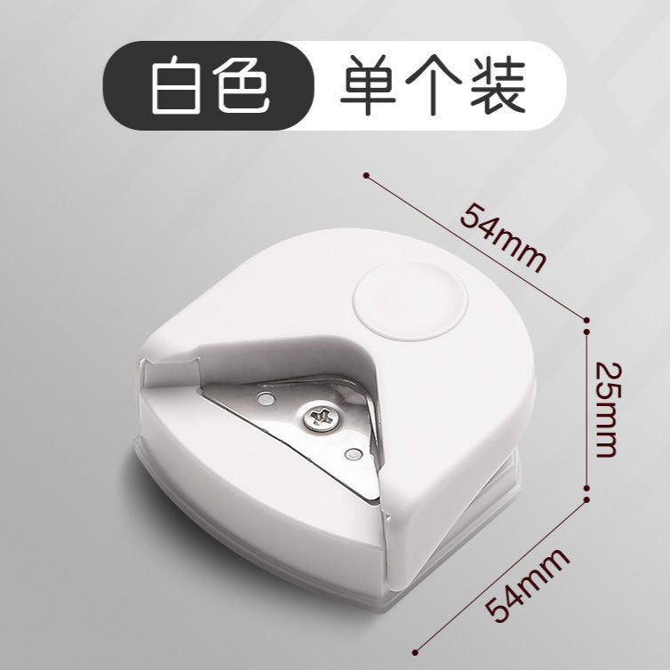 A fillet R4 chamfer paper cardboard photo fillet plastic sealing film fillet card right angle sharp corner cutter