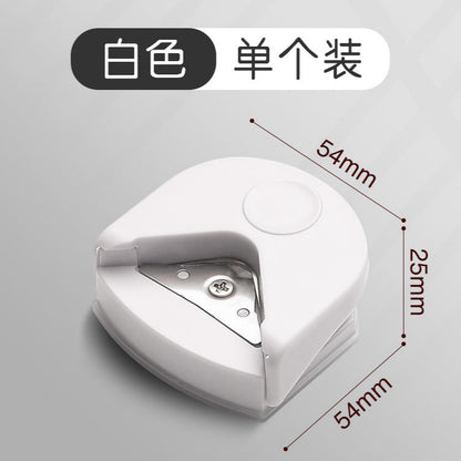 A fillet R4 chamfer paper cardboard photo fillet plastic sealing film fillet card right angle sharp corner cutter