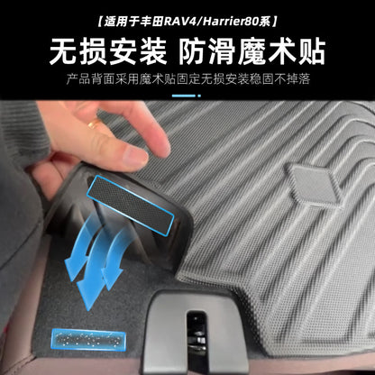 A car trunk floor mat