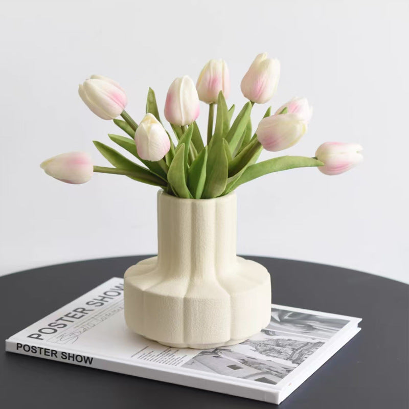 A ceramic vase ornament