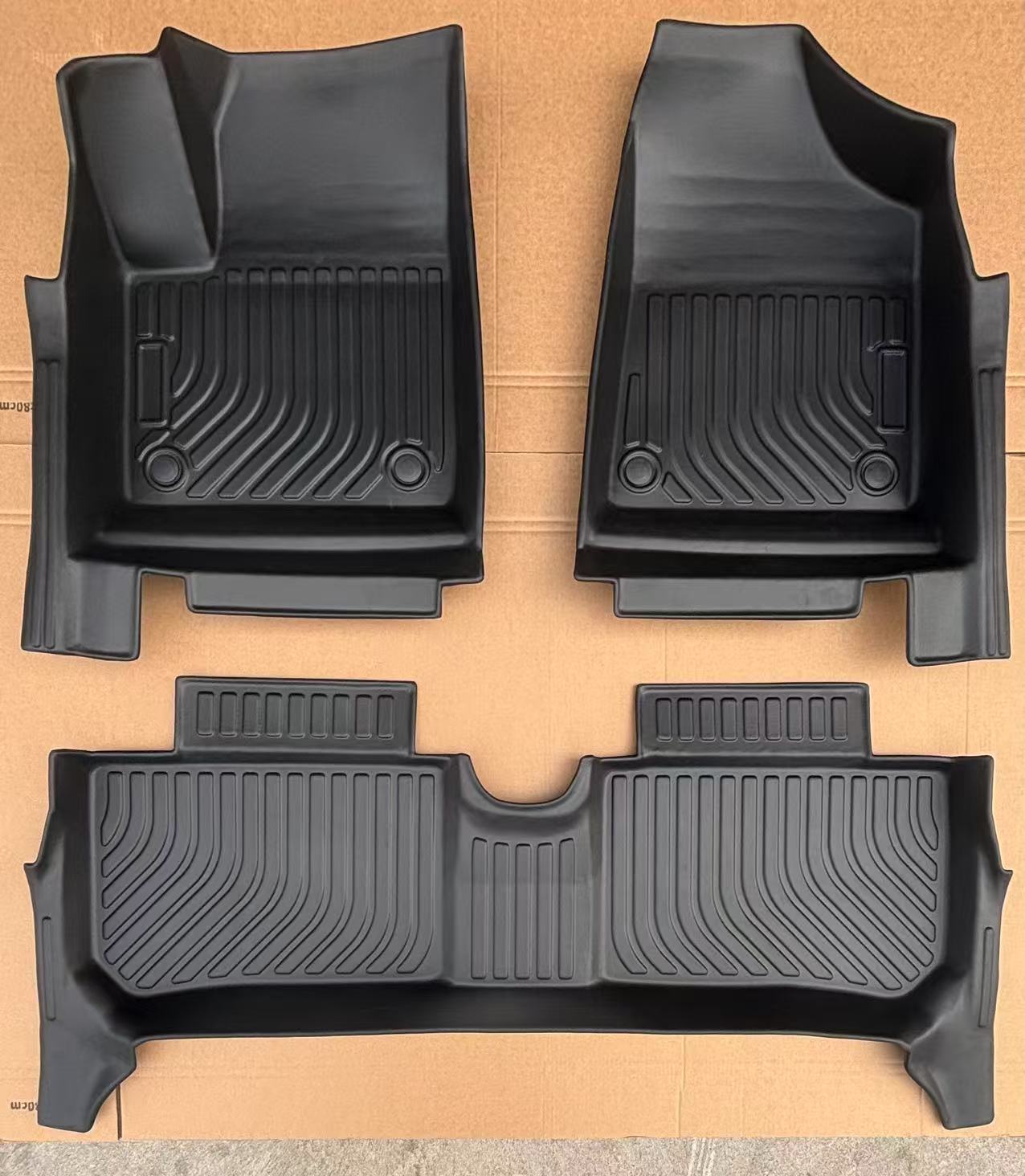 A  car waterproof floor mat