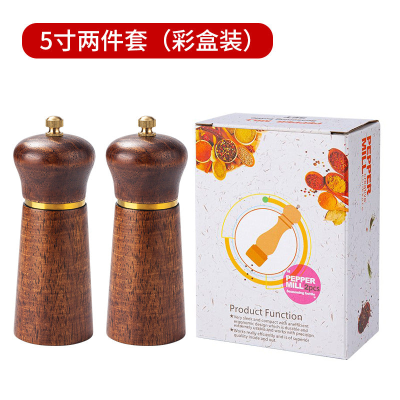 A pepper grinder