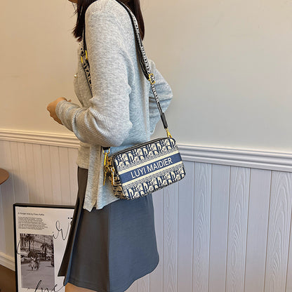 A new Korean version of temperament camera bag versatile women's high-end texture fashion shoulder messenger bag - Mixbatch