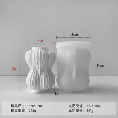 A vase silicone mold