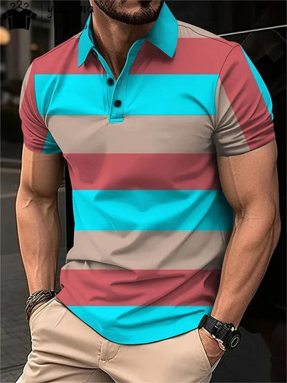A Men's Short Sleeve Polo Shirt