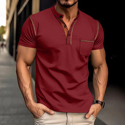 A men's short sleeves