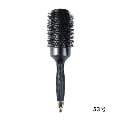 A Non-slip Rubber Handle Ceramic Curling Comb
