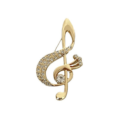 A music note art corsage suit suit brooch personalized musical instrument collar pin creative men and women badge pin accessories - Mixbatch