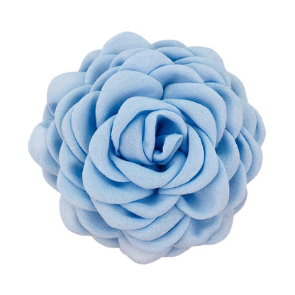 A Caro9cm Internet celebrity with the same baked edge hair grab flower 12cm Lolis burnt edge flower with brooch hairpin pin - Mixbatch