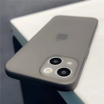 A Frosted Translucent Mobile Phone Case Suitable for Apple Mobile Phone