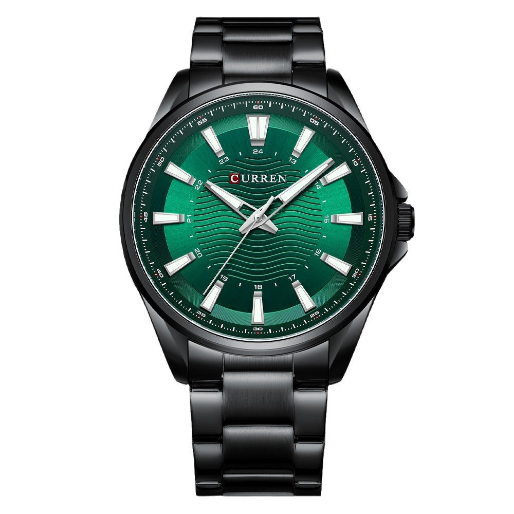 A business steel belt men's watch, quartz watch foreign trade watch 8424