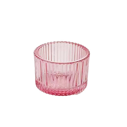 A Transparent glass candle cup Hot-selling candle holder cup Popular candle cup Empty glass aromatherapy cup