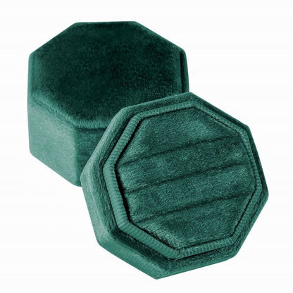 A flannel jewelry box