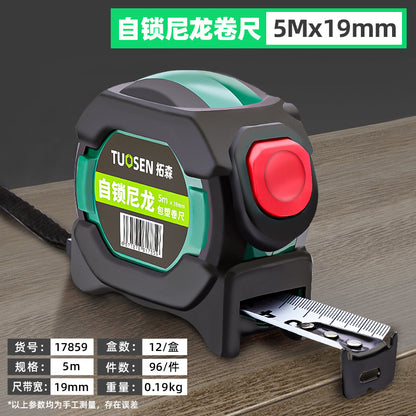 A5m tape measure 5m durable self-locking steel tape measure stainless steel belt box measure wholesale tape measure in large quantities