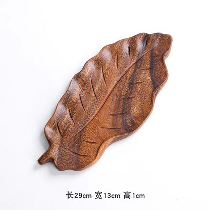 A walnut solid wood tray snack tray