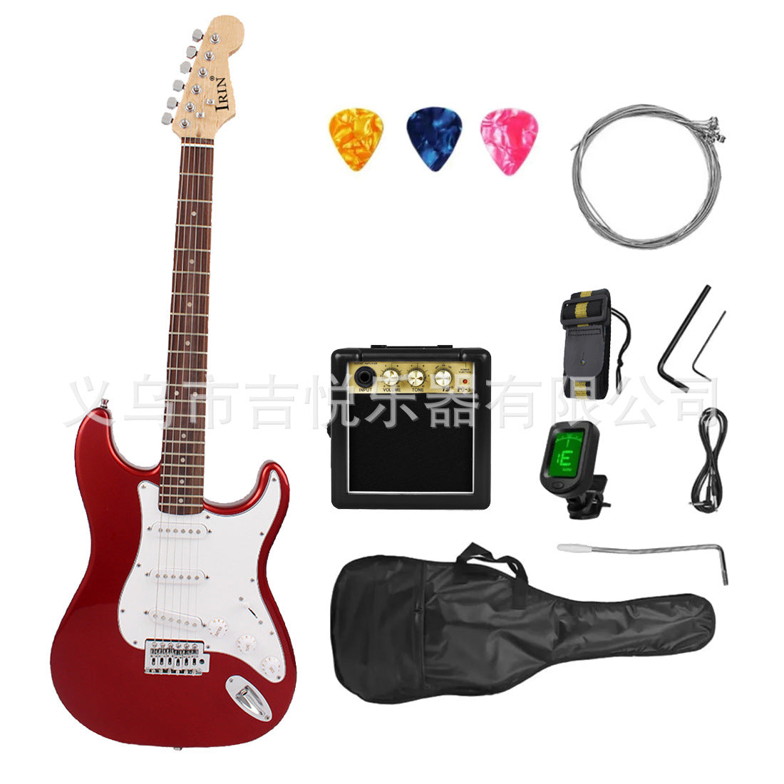 A Electric Guitar Single Shake ST Electric Guitar Classic Adult Beginner Entry Level Electric Guitar Set guitar