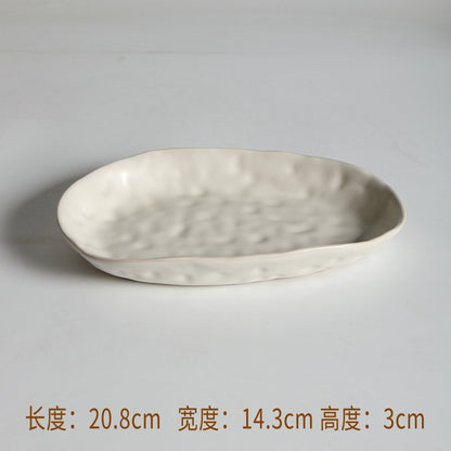 A ceramic handmade tableware
