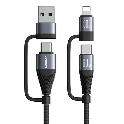 A JOYROOM aluminum alloy four-in-one data cable