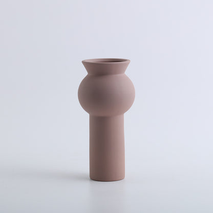 A ceramic vase decorative ornament