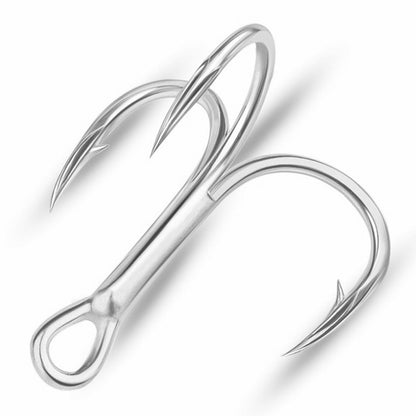 A Treble Hooks 3x Strength – Durable, Rust-resistant with Blood Groove