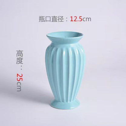 زينة مزهرية خزفية