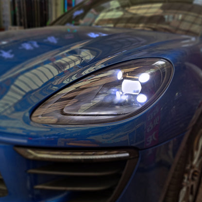 A14-17 Macan headlight assembly modified 20 Maca led through tail lights