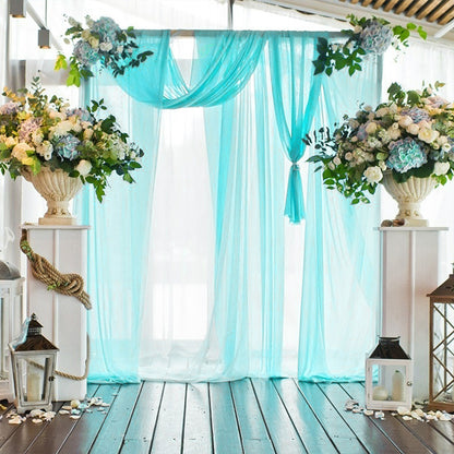 A outdoor curtain decoration