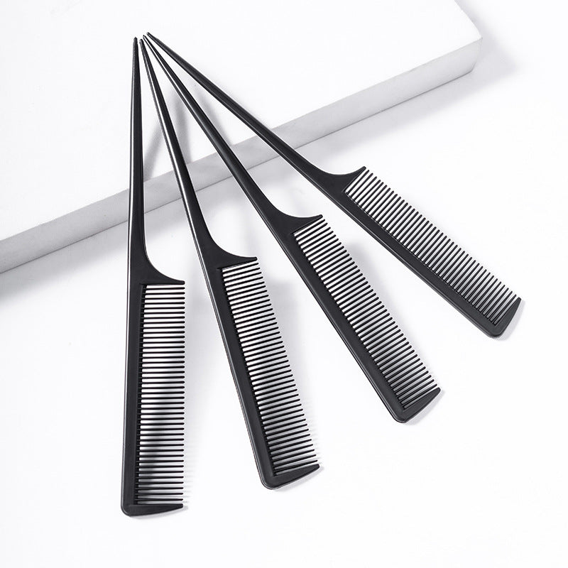 A black pointed tail comb